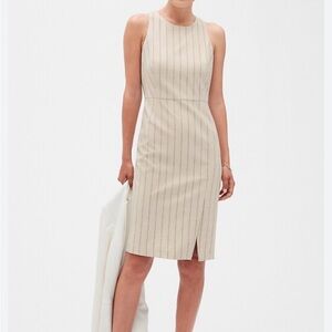 Banana Republic Factory Pinstripe Sheath Dress